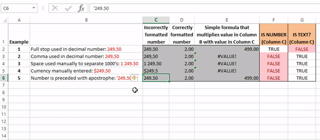ISNUMBER and﻿ ISTEXT functions - Simply Excel